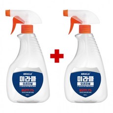 원쁠원(1+1) 미라클 오리지널 살균소독제 550ml+550ml 99.9%살균소독탈취 에탄올70% 당일발송, 해가 달님께 1, 상세페이지 참조