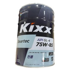 오일마트 킥스 KIXX Geartec FF GL-4 75W85 20리터 전륜 수동미션오일, KIXX Geartec FF GL-4 75W85 20L, 1개, KIXX FF GL-4 75W85_20L