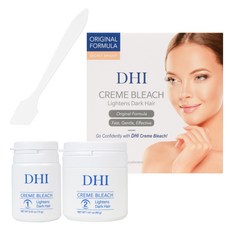디에이치아이 DHI 크림 블리치 셀프 부분 탈색제 눈썹 탈색약, 55g, 2개