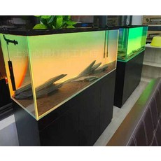 라이트 백스크린 어항 배경 패널 백라이트 수족관, RGB 600x450+앱 조명 조절, 1개