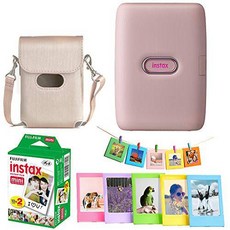 Fujifilm 인스탁스 미니 Link 스마트폰 인쇄기 - (Dusty 핑크)+ Fujifilm 인, 상세내용참조