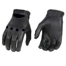Milwaukee Leather SH247 Men's Black Leather Unlined Classic Style Driving Gloves - XX-Large 밀워키 가죽 S