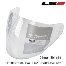 정품 LS2 헬멧 실드 유리 OF-MHR-104 바이저 교체 OF608, 01 clear shield