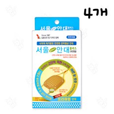 서울안대 그린 플러스 곡면형 프리미엄 안대 건강 눈 보호 가리개, 4개입, 2세트