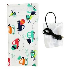 휴대용 보틀 워머 USB 우유 물 엄마와 여행 유모차 절연 가방 베베 간호 병 히터 181966, 미국B, excavator, 1개