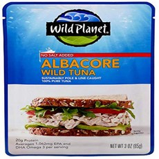 Wild Planet Wild Albacore Tuna No Salt Added Ke Wild Planet 야생 날개다랑어 소금 무첨가 케토 및 팔레오 타사 수은 테스