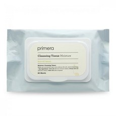 primera 프리메라 모이스처 클렌징 티슈 60매, 프리메라_모이스처 클렌징 티슈/60매