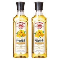 해표 식용유 오일 카놀라유 튀김 볶음 전 가정용 업소용 선물용 500mlX2, 19세트