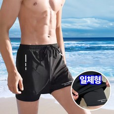 그레나 남자수영복 반바지 래쉬가드 투인원 워터팬츠 보드숏 숏사각