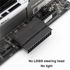 ATX 전원 공급 장치 메인 보드 케이블 커넥터 모듈식 DIY 와이어링 장착 액세서리 24 핀 90 도 5V ARGB