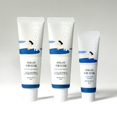 라운드랩 자작나무 수분 선크림 50ml+50ml+30ml