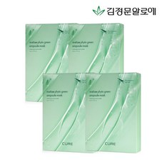 김정문알로에 라 센스 로에 큐어 리알로에 피토 그린 앰플 마스크 300ml, 10개입, 4개