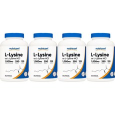 뉴트리코스트 엘 라이신 1000mg, 250정, 4개, 250정