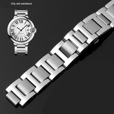 Cartier 까르띠에 시계 호환 발롱블루 18 11mm 20 12mm 메탈 스트랩 시계줄 워치 밴드 스테인레스 브레이슬릿