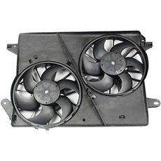 BOXI Dual Engine Cooling Fan Assembly For Dodge Ch Dodge Challenger 2008-2010 / Chrysler 300 2005-20, unpainted