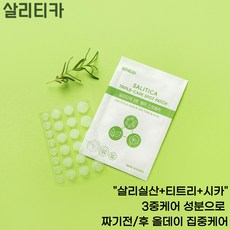 살리티카 3중케어 스팟패치 여드름패치 대용량 12mm, 4개