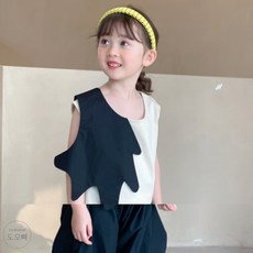 아동민소매블라우스