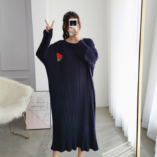 빅사이즈골지원피스잠옷