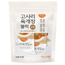 바로먹쿡 즉석국 고사리육개장 15g 5개