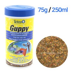 벅스앤미 테트라구피 250ml / 75g tetra guppy, 3개