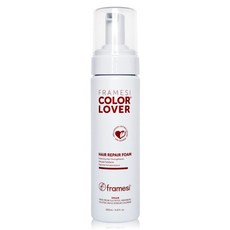 FRAMESI 컬러 러버 헤어 리페어 폼 6.8파운드 온스, 1개, 200ml