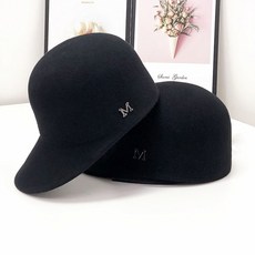 토끼 캐릭터 울 페도라 여성 펠트 모자