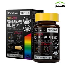 팔레오 닥터스노트 슈퍼 포뮬러 멀티비타민미네랄21 (1 000mg x 60정), 1개, 60정, 60정