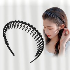 안아픈 잔머리 머리띠 올백 헤어밴드 귀안아픈 빗살머리띠