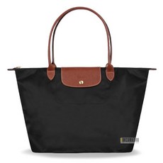 LONG CHAMP 롱샴 여성 르 플리아쥬 블랙 숄더백 라지 1899 089 001
