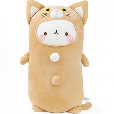 도리파이 몰랑 소프트 모찌 애착 바디쿠션-고양이 55cm 인형쿠션
