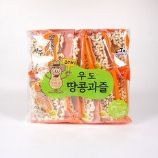 제주 우도 땅콩 과즐 350g 감귤 한라봉 한과 과자, 1개