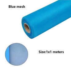 다목적 DIY 스크린 메쉬 소재 모기장 방지 창 창의력 곤충 그물 PP PVC 나일론, [07] PVC Blue 100x100cm, 1개