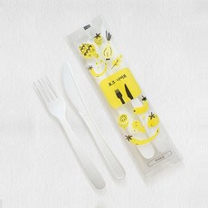 맘앤팩 황금밥상 포크 나이프 세트, 500세트