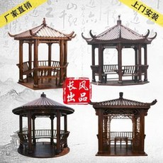 조립식원두막 아파트정자 맞춤 제작하다 옥외정 간이정원 별장 가든 방부목 원목레저용 사각, 01 마루2.8m 육각정(무임배송)