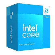 인텔 Intel Core i314100F Desktop Processor 4 cores Pcores + 0 Ecores up to 4.7 GHz - i314100