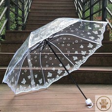 투명우산 예쁜우산 꽃우산