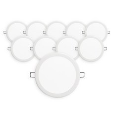 라인조명 LED 에코 6인치 다운라이트 (벌레유입방지/방습), 주광색(흰빛) 15W, 10개 주광색(흰빛) 15W, 10개