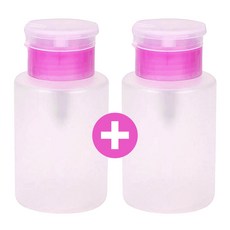 네일디스펜서 리무버공병 멘다 펌핑용기 150ml+150ml, 2개 - 멘다공병