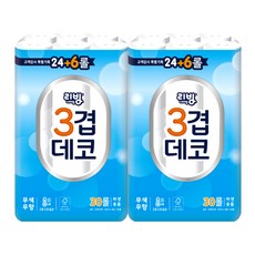 삼정펄프 리빙 3겹 데코 엠보싱, 2개, 30롤, 20m