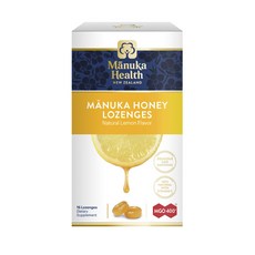 마누카헬스 뉴질랜드 마누카 허니 MGO 400+ 비타민 C 내추럴 레몬 로젠지, 15개입, 1개