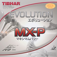 [티바] 에볼루션 MX-P 탁구러버, 빨강MAX, 1개 빨강MAX, 1개
