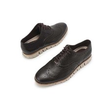 [현대백화점][콜한] (CHSO0F034W3) ZEROGRAND Wingtip Oxford 다크브라운 남성 윙팁 옥스포드화 [WIDTH W]