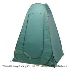 [항공특송] 캠핑 낚시 야외 자동 원터치 탈의실 화장실 텐트 작은 파란색 및 은... 1개