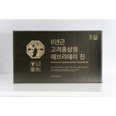 [고려금산홍삼] 6년근 고려홍삼정 에브리데이 진 (10ml x 30포) 건강식품 선물세트 선물용 부모님 선물 액상차 국산, 1개