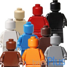 레고 커스텀 플레인 미니피규어 미피 Plain Minifigure, 레드