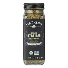 Watkins Gourmet 유기농 향신료 병 이탈리아 시즈닝 31.2g1.12온스 183233, 1개, 30g