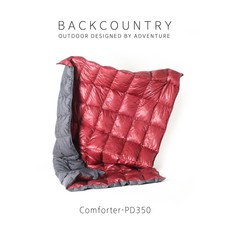 [BACKCOUNTRY] 컴퍼터(Comforter) 350PG 구스다운 침낭, 4. 컴퍼터 PD350 (블러디 레드)