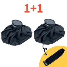 1+1 골프얼음주머니 블랙 보온보냉가능, 2개