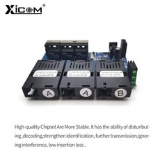 Placa metro switch 이더넷 fibra 100M PCBA 보드 광학 미디어 컨버터 20km 3 파이버 RJ45 지원 RPOE 단면, 한개옵션0, 한개옵션0