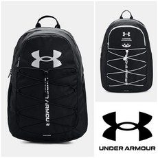 언더아머 가방 UA 허슬 스포츠 백팩 1364181-001 26L HUSTLE SPORT BACKPACK 230809, OSFM, 블랙/실버(001)